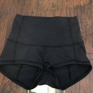 Size 4 high waisted shorts! Lululemon.